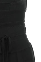 MEAGA TIE WAIST BANDAGE DRESS #aclosy