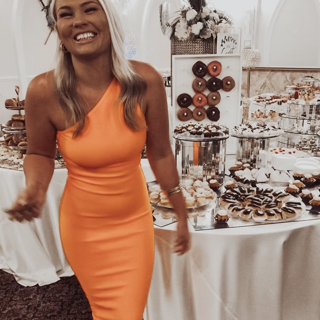 One-shoulder Bandage Dress aclosy