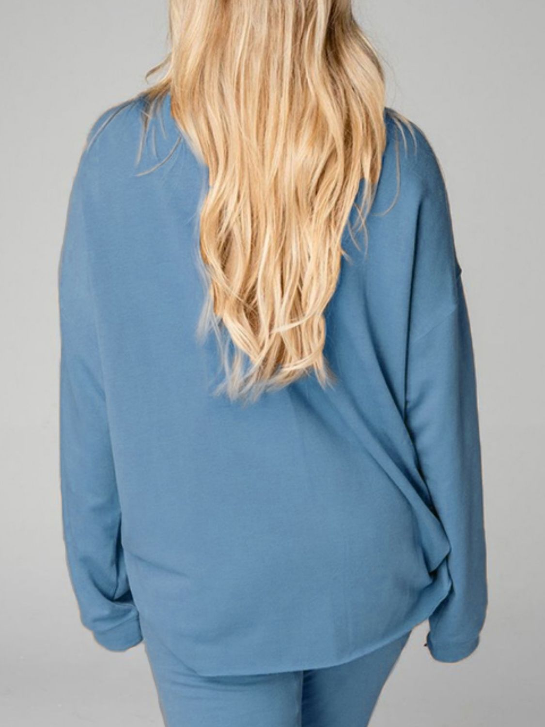 Distressed Sweatshirt and Joggers Set Trendsi