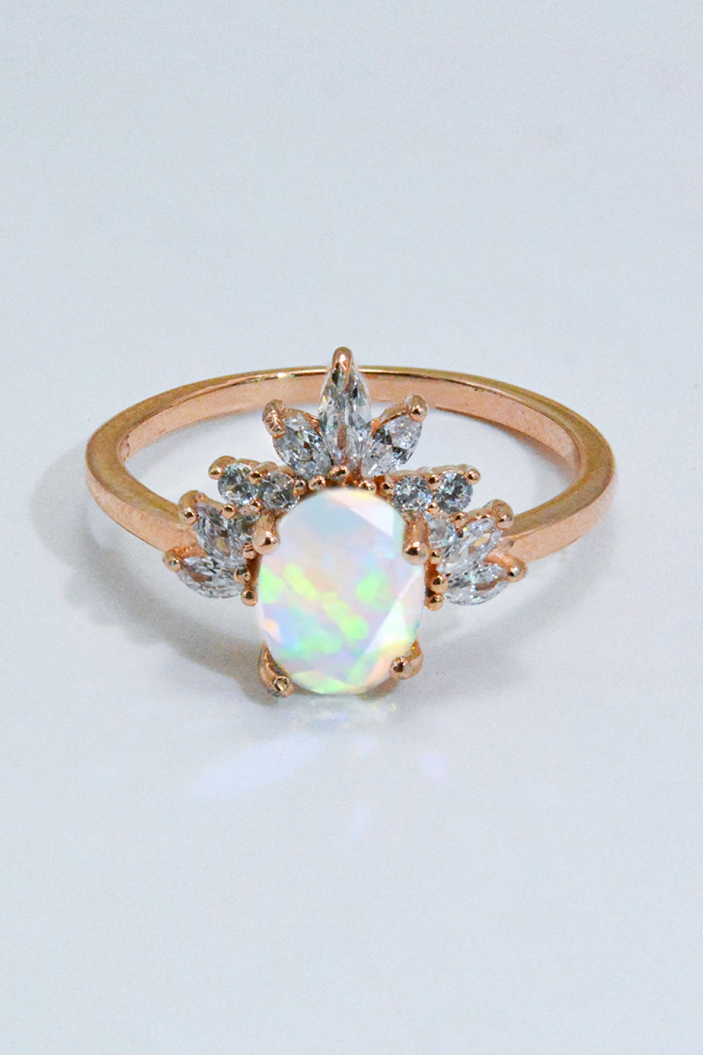 Best Of Me 925 Sterling Silver Opal Ring Trendsi