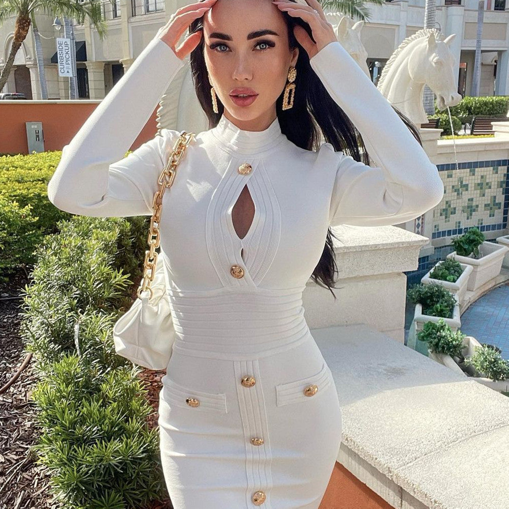 Women's Chest Scheming Hip Short Skirt aclosy