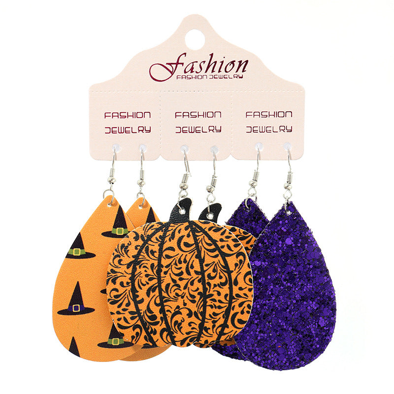 Teardrop Shape Halloween Theme Dangle Earrings Trendsi