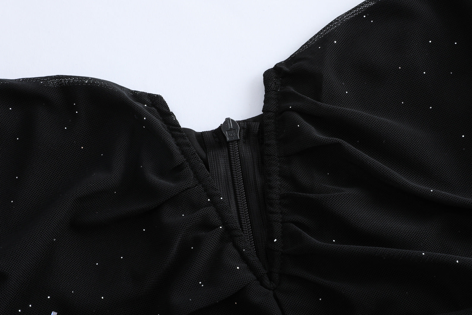 French Hepburn Long Sleeve Deep V Dress aclosy