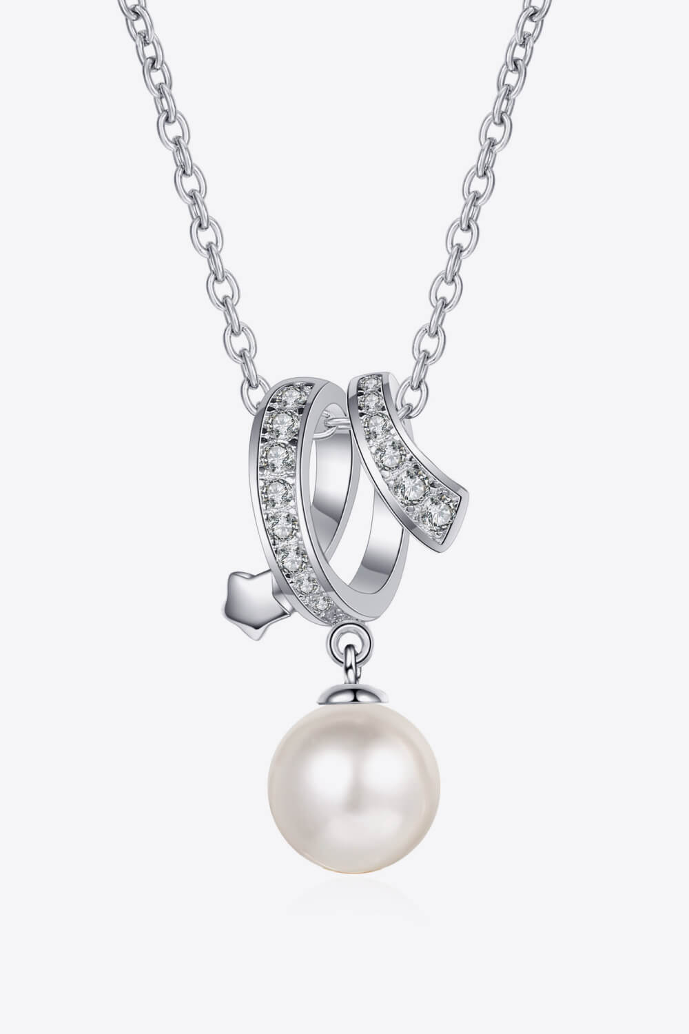Give You A Chance Pearl Pendant Chain Necklace Trendsi