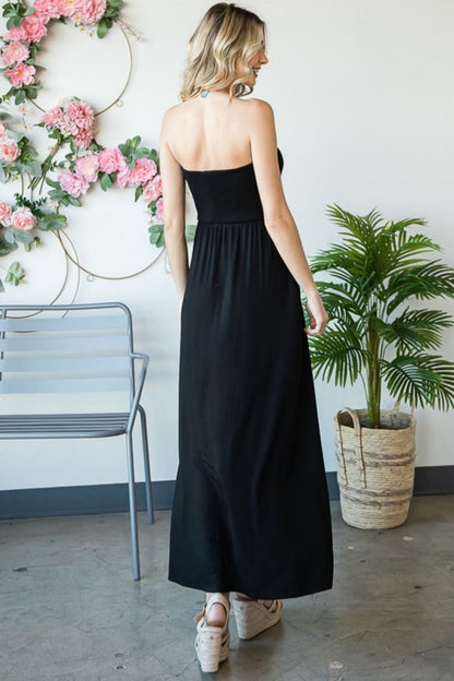 Heimish Full Size Strapless Maxi Dress Trendsi