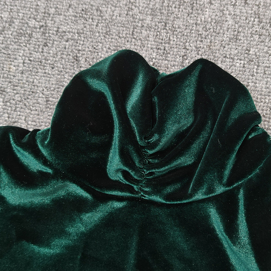 Green Bandage Party Dress aclosy