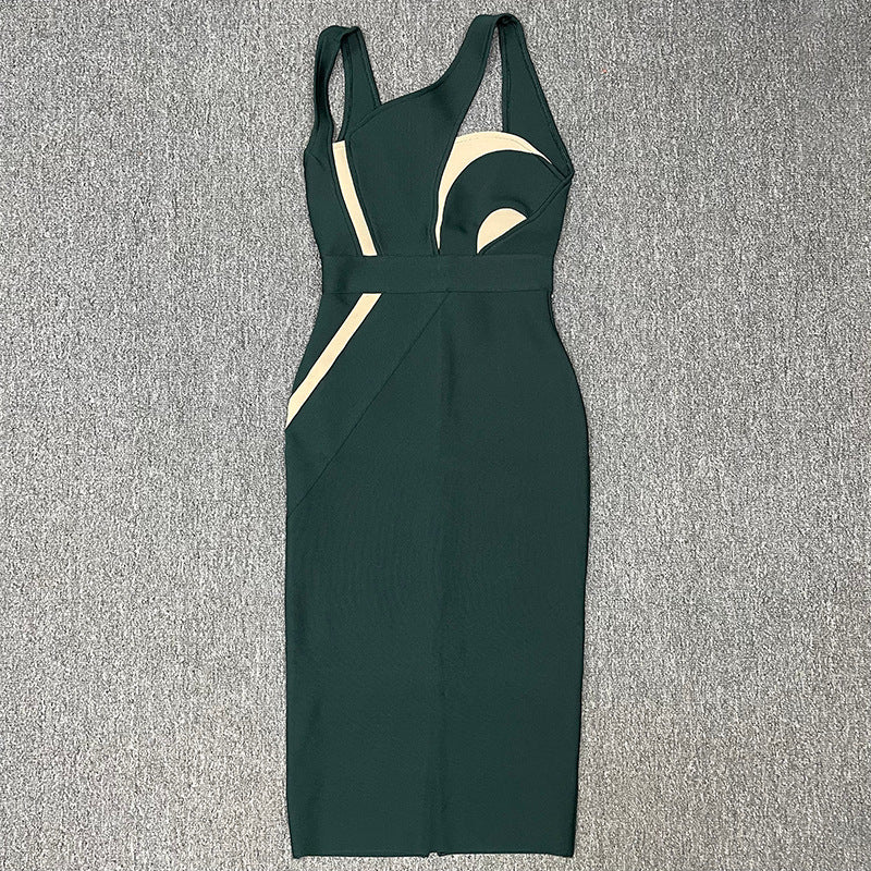 Alyia Mesh Bandage Dress aclosy