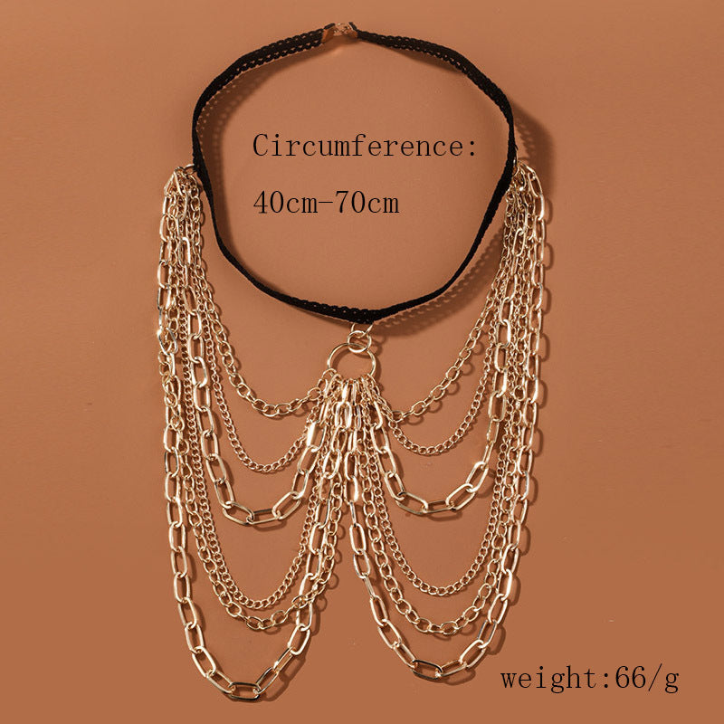 Personality Adjustable Body Chain aclosy