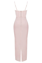 Satin Sling Strapless Slim Bag Hip Skirt ACLOSY