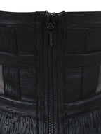 Halter Glue Bandage Dress-Black aclosy