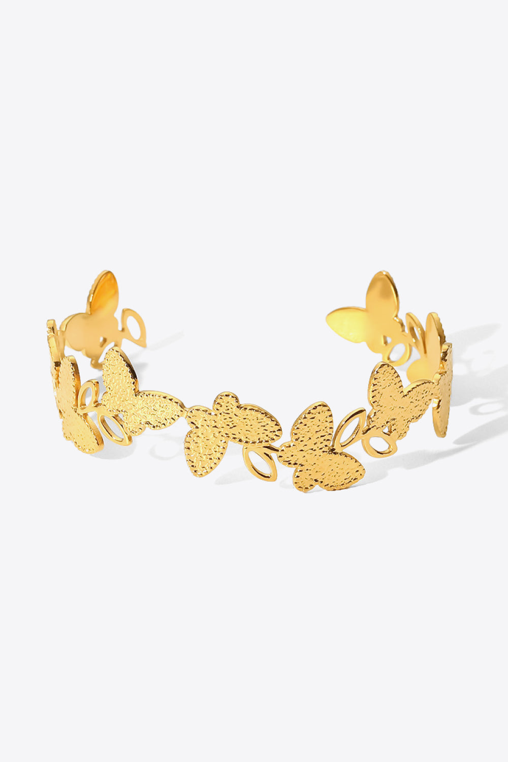 Butterfly-Shape Open Bracelet Trendsi