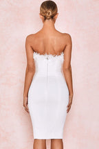 Chic Victoria Feather Dress Aclosy