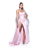 Long Evening Dress With Bra And Diamond Ironing Aclosy