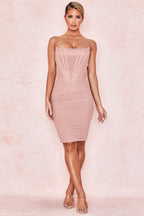 CHIC ELEGANT CORSET MINI DRESS ACLOSY