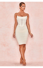 CHIC ELEGANT CORSET MINI DRESS ACLOSY