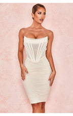 CHIC ELEGANT CORSET MINI DRESS ACLOSY