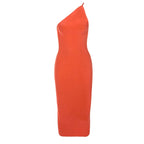 One-shoulder Bandage Dress aclosy