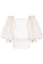 OFF-SHOULDER SATIN CORSET DRESS New In