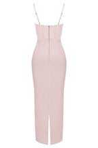 Ivory Corset Maxi Dress-Black aclosy