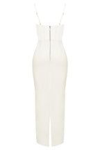 Ivory Corset Maxi Dress aclosy