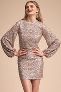 Lantern sleeve dress New In